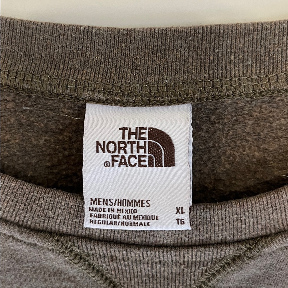 The North Face Men XLarge Sweatshirt Olive Green Gorpcore Activewear Classic - Picture 3 of 8